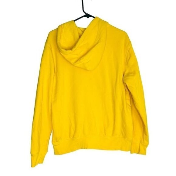 GAP Women's Yellow and Navy Logo Zip Hoodie Size Small - Picture 3 of 6